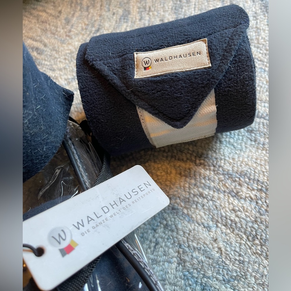 Waldhausen Navy Horse Polo Wraps - Set of 4